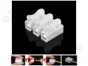 Kroonsteentje met quick connector 3-voudig
